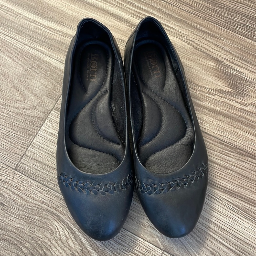Black Born Flats - 8.5 - Worn Twice